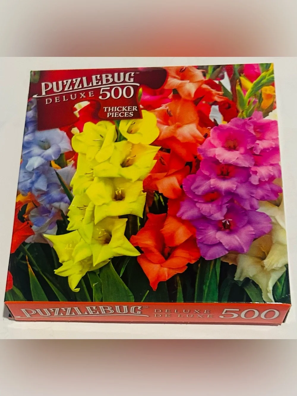 New “Gladiolus Festival” 500 Pieces 20” x 12” Puzzlebug